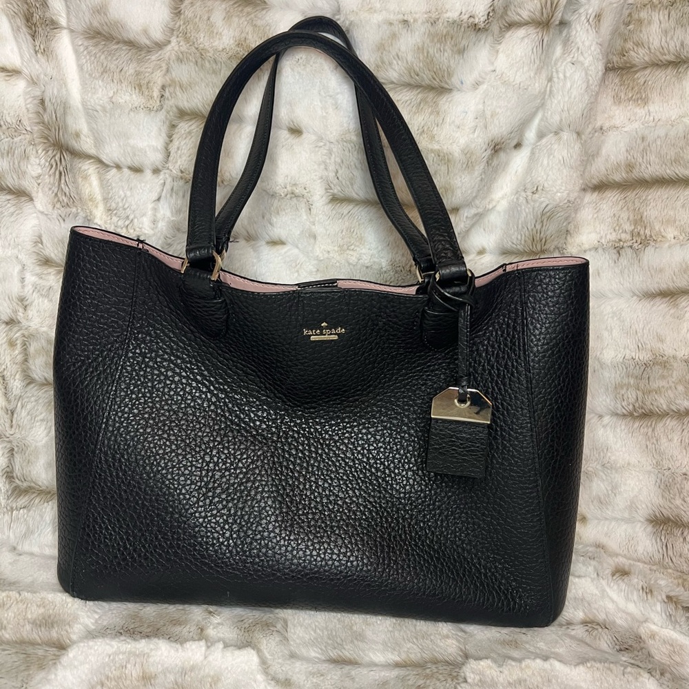 Kate Spade black tote bag